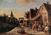 TENIERS, David the Elder Village Feast  sdt France oil painting reproduction